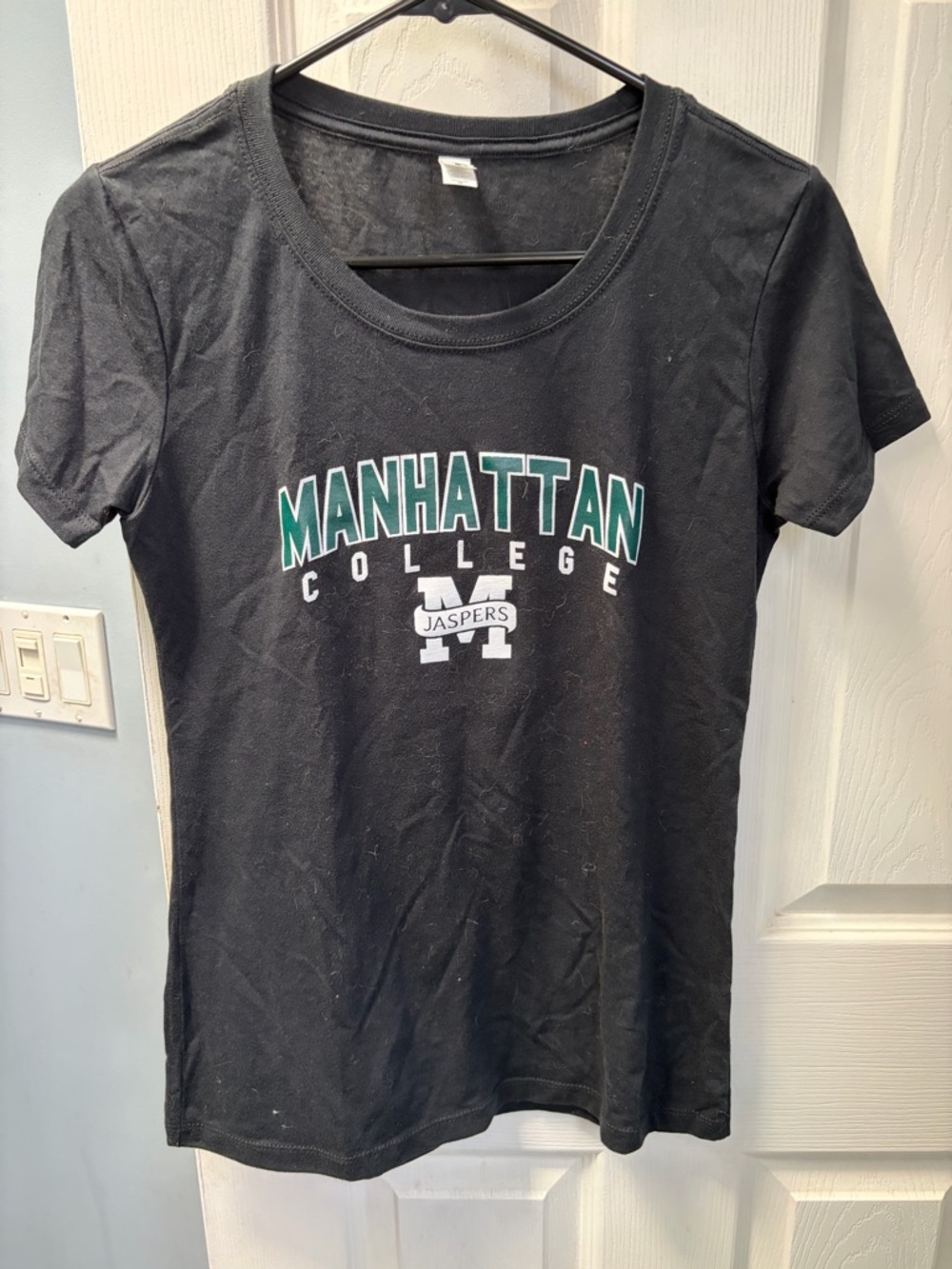 Manhattan College Jaspers Black Graphic Tee